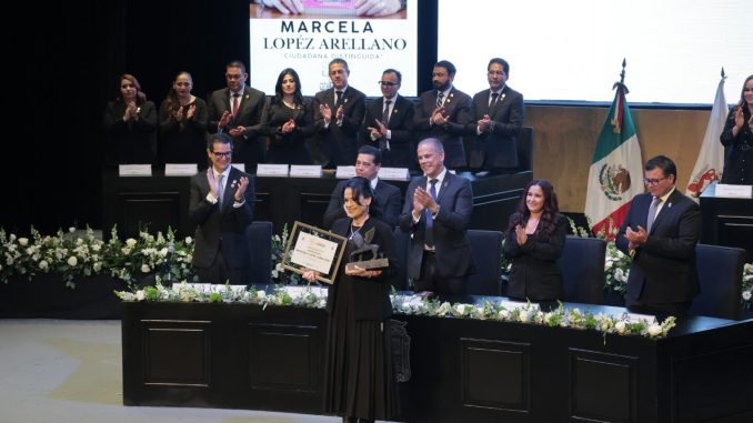 Dra. Marcela López Arellano, 'Ciudadana Distinguida' en Aguascalientes: