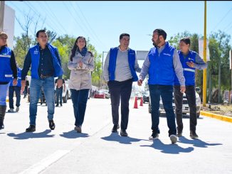 Entrega Leo Montañez nuevo tramo con concreto hidráulico en Ciudad Industrial