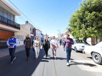 Rehabilita Municipio de Aguascalientes la calle 5 de febrero en El Llanito