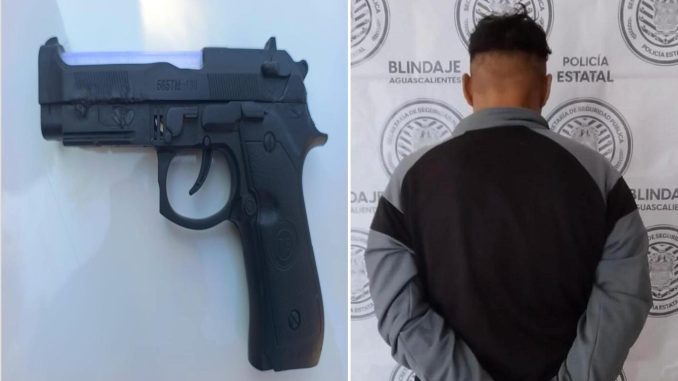 Policías Estatales frustran un robo a tienda de convivencia y detienen al presunto responsable probablemente de cuatro robos