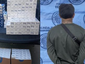 Policías Estatales detienen a sujeto que tenía en su poder 2,500 cajetillas de cigarros de procedencia extranjera sin acreditar la propiedad legal