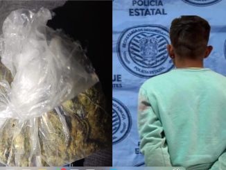 Presunto distribuidor de sustancias al parecer ilícitas fue detenido por Policías Estatales en el MuniAgs