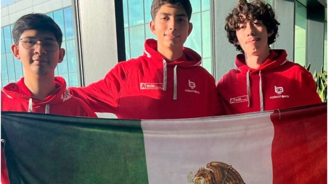 Estudiantes de Aguascalientes finalistas en Mundial de Robótica en Singapur