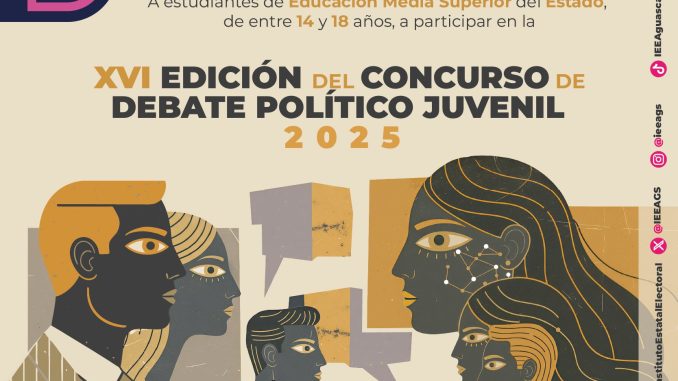 Abre IEE registro para Concurso de Debate Político Juvenil