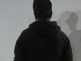 Policías Estatales detectan sobre la carretera de la comunidad Los Arellano, Aguascalientes, vehículo que portaba Permiso para circular sin placas falso