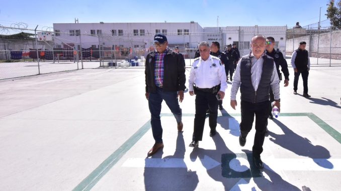 Implementan revisión sorpresa en el CERESO varonil de Aguascalientes