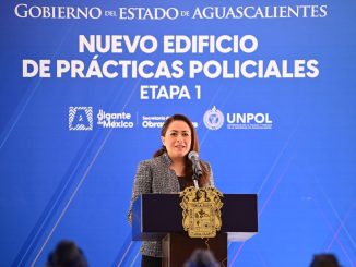 Gobernadora Tere Jiménez supervisa la construcción del nuevo edificio de Prácticas Policiales; fortalecerá la formación de las Corporaciones de Seguridad