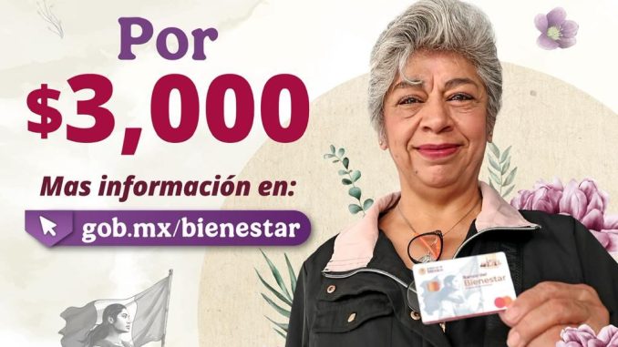 Calendario Pensión Mujeres Bienestar