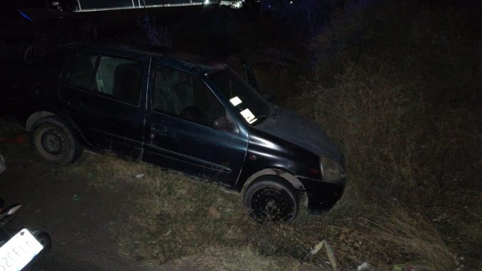Choque que se registró en la carretera estatal 110 es intervenido por la Policía Estatal de Carreteras