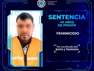 Fiscalía General del Estado de Aguascalientes obtiene sentencia condenatoria de 40 años por feminicidio