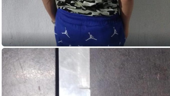 Hombre es detenido por la Policía Municipal por portar arma prohibida en el fraccionamiento Infonavit Morelos