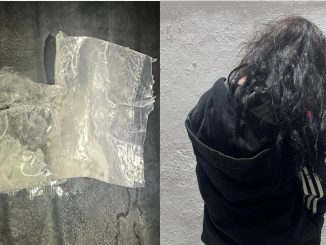 Policías Estatales detienen a una Mujer en poder de envoltorios con sustancia granulada al parecer cristal