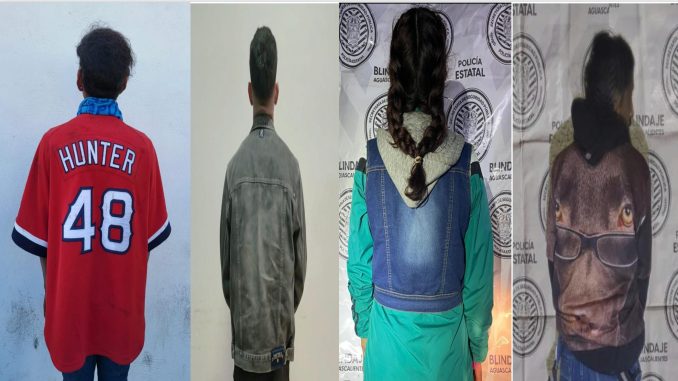 Policías Estatales detienen a cuatro personas en poder de sustancia granulada al parecer cristal