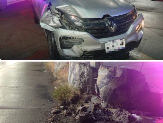 Policía Vial atiende percance contra objeto fijo en Villas del Pilar