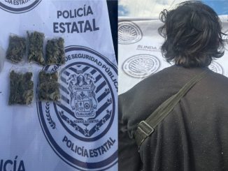 Presunto distribuidor de sustancias al parecer ilícitas fue detenido por Policías del Mando Coordinado en el municipio de Asientos