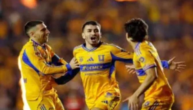 Liga MX: Logra Tigres mínima ventaja en El Volcán