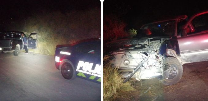 Volcadura que se registró en la carretera estatal número 51 en el Municipio de Calvillo fue intervenida por Policías Estatales