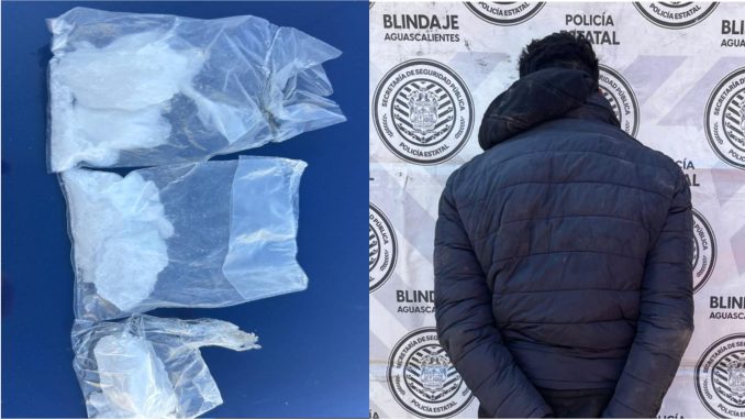 Presunto distribuidor de sustancias al parecer ilícitas fue detenido por Policías Estatales