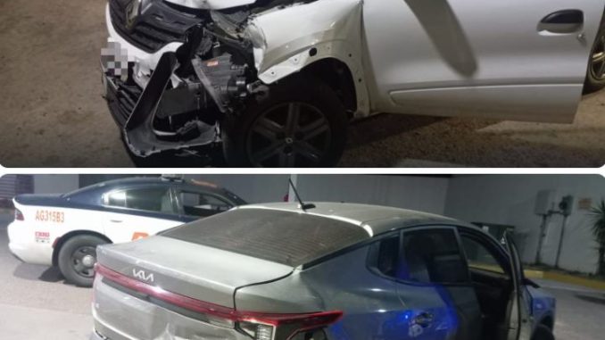 Choque por alcance en Av. Constitución es atendido por la Policía Vial