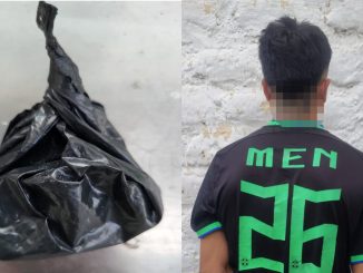 Policías Estatales de Aguascalientes detienen a sujeto en poder de sustancia granulada al parecer cristal