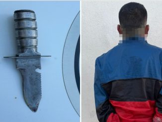 Policías Estatales detienen a sujeto en poder de un arma prohibida en el fraccionamiento Morelos I