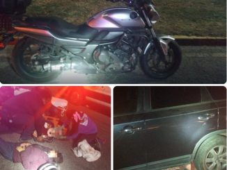 Policía Vial atiende accidente entre vagoneta y motocicleta en Av. Aguascalientes que dejó dos lesionados