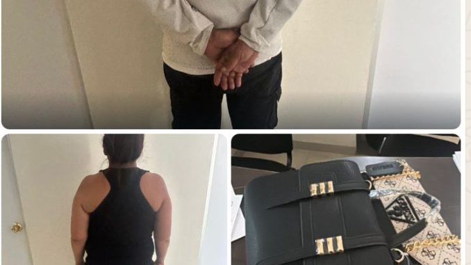 Policía Municipal detiene a pareja señalada de robo tipo fardero