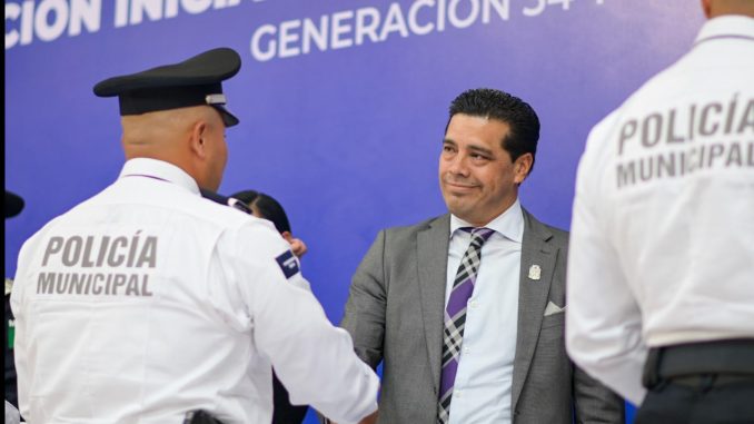 Reconoce Leo Montañez compromiso de las y los Policías Municipales con la Seguridad de Aguascalientes
