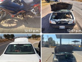 Policías Estatales detienen tres unidades de motor que presentaban irregularidades