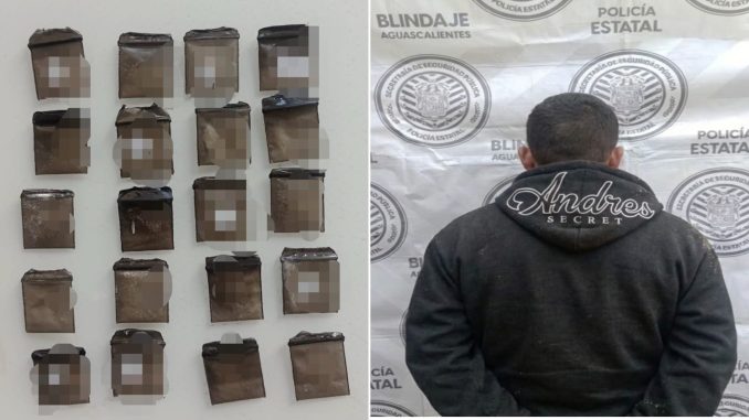 Policías del Mando Coordinado detienen a presunto distribuidor de sustancias al parecer ilícitas en San José de Gracia