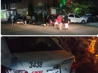 Policía Municipal de Aguascalientes atiende choque múltiple en el fraccionamiento Morelos II