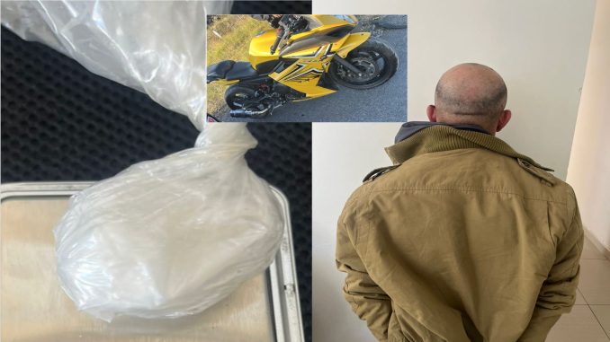 Policías Estatales detienen a sujeto en poder de motocicleta que contaba con reporte de robo en Estados Unidos