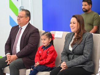 Gobernadora Tere Jiménez entregó obras de infraestructura educativa en el Jardín de Niños Vicenta Trujillo