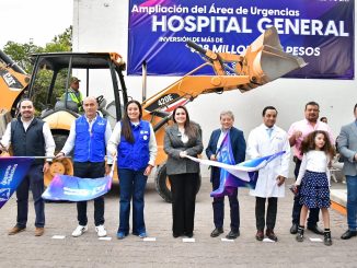 Gobernadora Tere Jiménez da banderazo a la ampliación de Urgencias en el Hospital de Pabellón de Arteaga