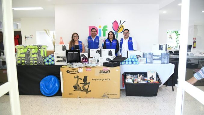 Aurora Jiménez impulsa la rehabilitación en el DIF Estatal con nuevo equipo de vanguardia