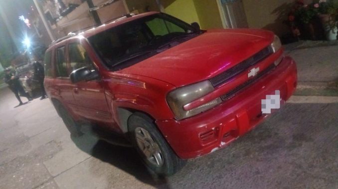 Policía Municipal recupera vehículo con reportre de robo en el fraccionamiento Progreso