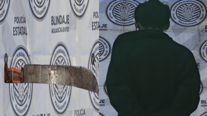 Policías Estatales detienen a sujeto en poder de un arma prohibida en la colonia Emiliano Zapata del oriente de la ciudad