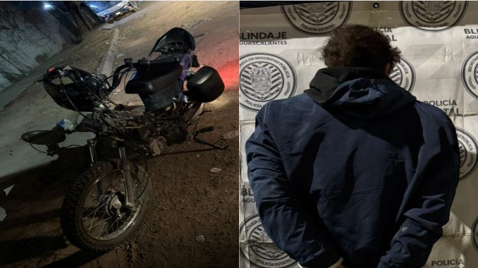 Policías del Mando Coordinado recuperaron una motocicleta y detuvieron a su conductor