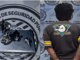 Detienen a sujeto en poder de envoltorios con sustancia granulada al parecer cristal