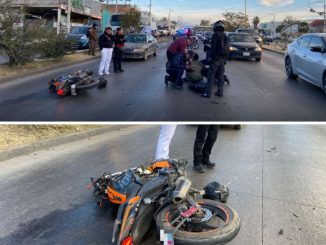 Policía Vial atiende atropello en el fraccionamiento Municipio Libre