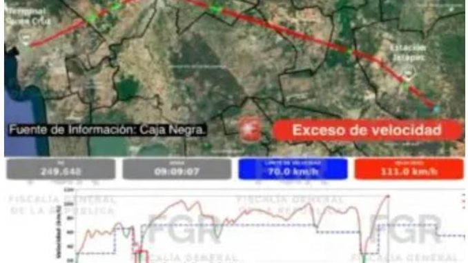 FGR afirma que accidente de Tren Interoceánico fue por exceso de velocidad; ya hay detenciones