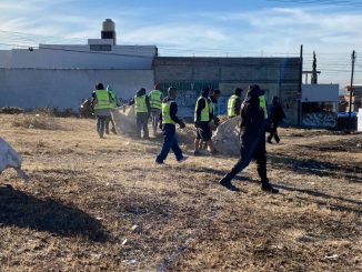 Municipio de Aguascalientes llevó el Mega Operativo integral de limpieza y mantenimiento urbano a Pensadores Mexicanos