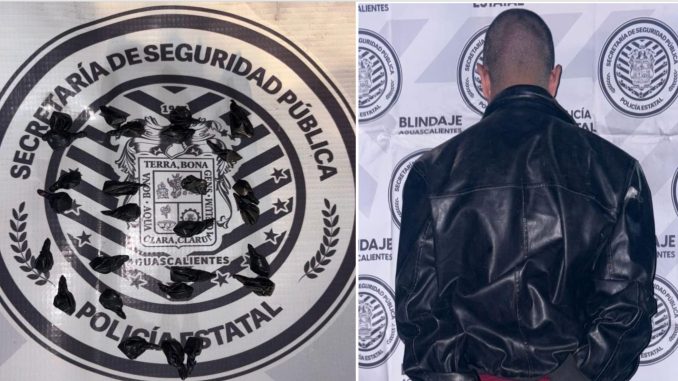 En poder de sustancia granulada fue detenido presunto distribuidor por Uniformados del Mando Coordinado en el fraccionamiento La Ribera