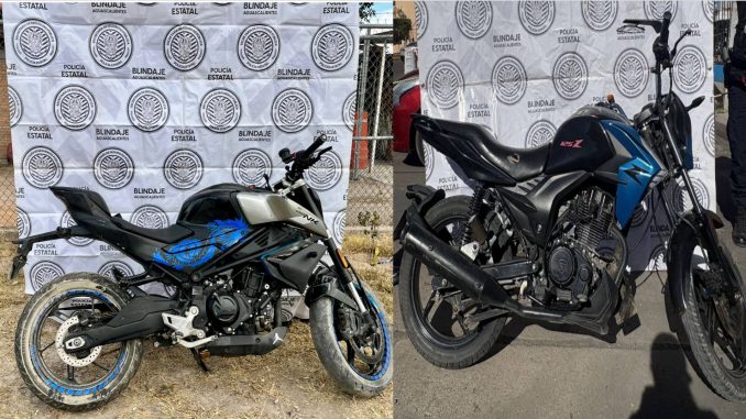 Policías del Mando Coordinado y de la Metropolitana recuperaron dos motocicletas que contaban con reporte de robo vigente