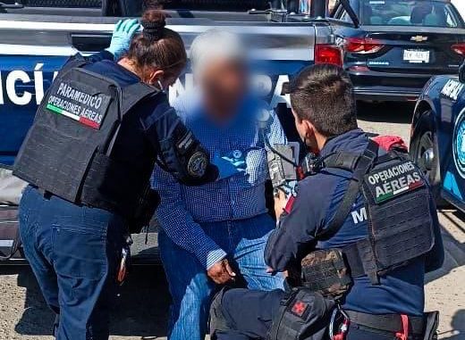 Grupo de Operaciones Aéreas brinda atención prehospitalaria tras choque vehicular