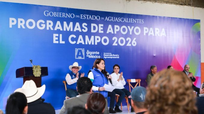 Gobernadora Tere Jiménez da a conocer apoyos para seguir fortaleciendo el campo de Aguascalientes