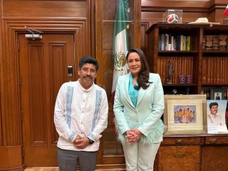 Reunión con el Ministro Presidente de la Suprema Corte de Justicia de la Nación, Hugo Aguilar Ortiz: Tere Jiménez