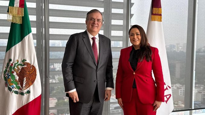 Gobernadora Tere Jiménez se reúne con Marcelo Ebrard; definen acciones para impulsar el Desarrollo Económico del Estado