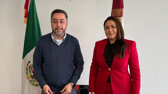 Gobernadora Tere Jiménez se reúne con Vidal llerenas, subsecretario de industria y comercio