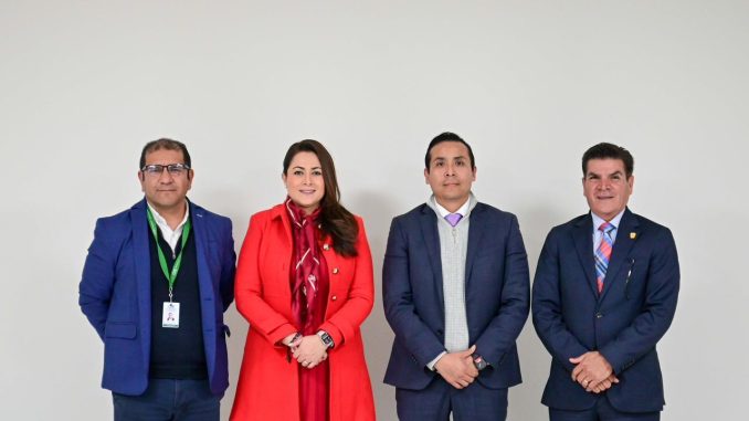 Gobernadora Tere Jiménez se reúne con el Gerente Divisional de distribución Bajío de la Comisión Federal de Electricidad, Gilberto Cuautle Rosales